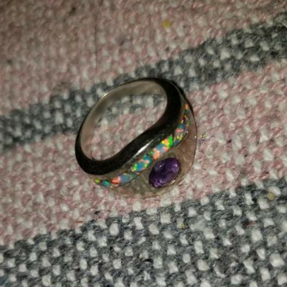 Sterling silver ring - Picture 2 of 2